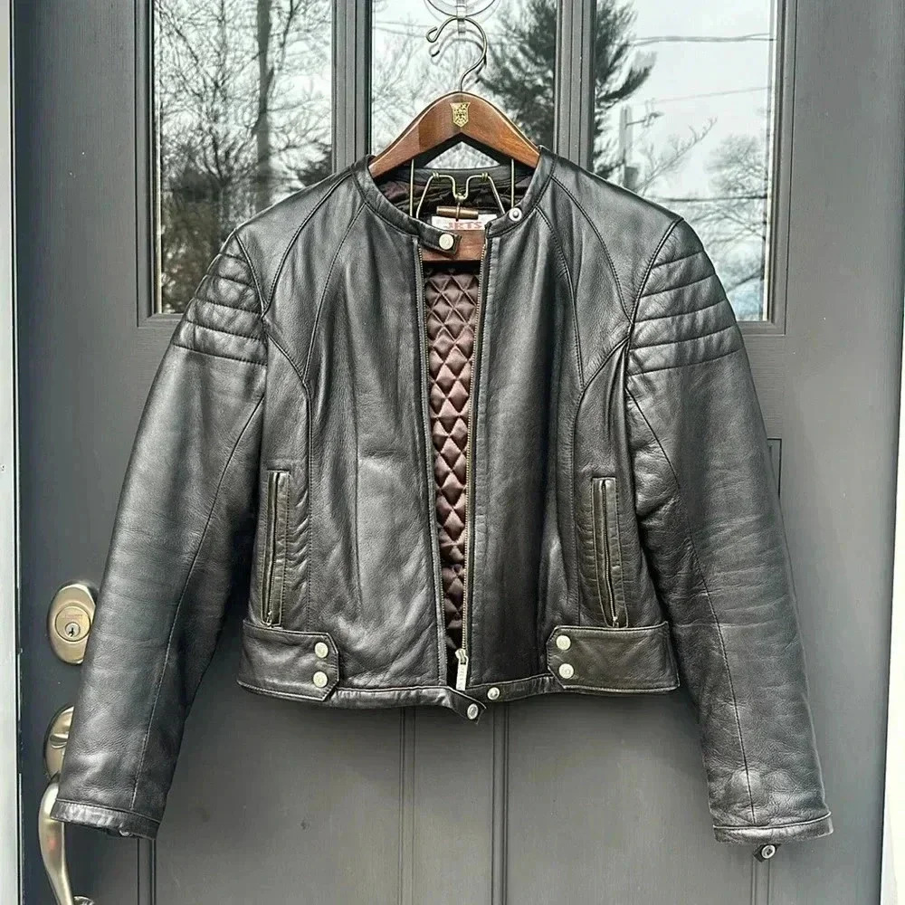 Vintage // Leather Motorcycle Bomber